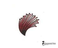 The Red Peacock Spread Body Jewel