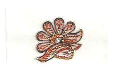 The Orange Half Flower Body Jewel
