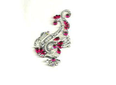 The Pink and Silver Crystal Body Jewel