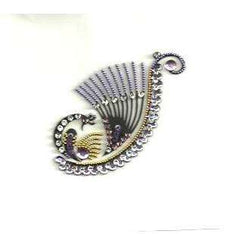 The Purple Peacock Body Jewel