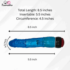 Realistic Dildo Vibrator For Women-Blue