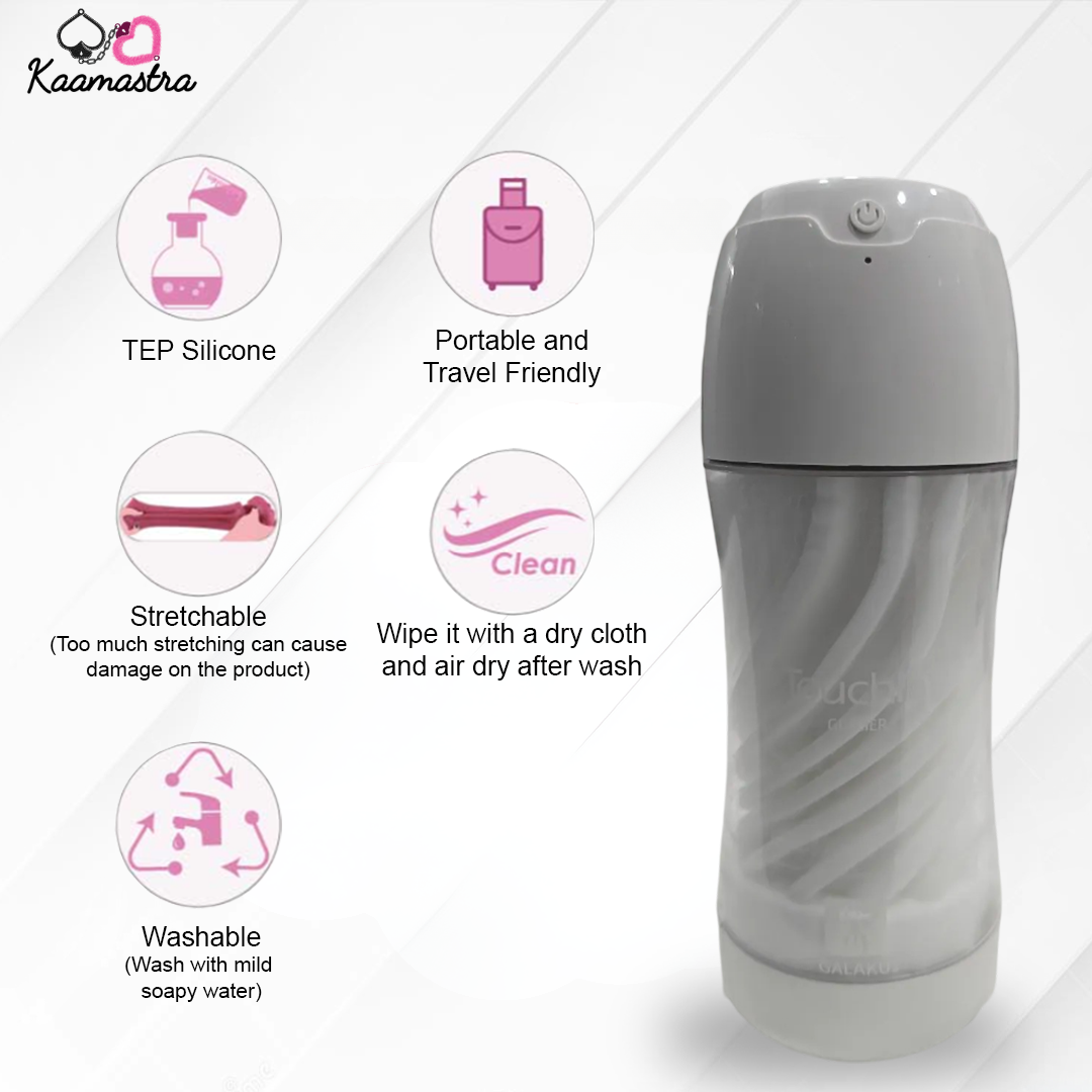 Touchin Nature Vibrating Masturbator on Kaamastra