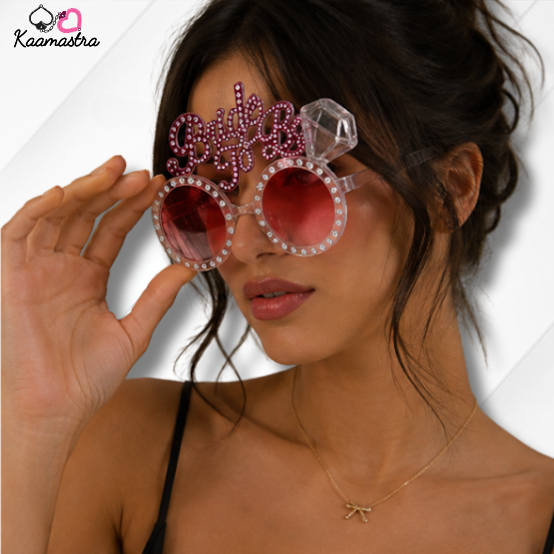 Kaamastra's Bride-to-Be Bling Statement Sunglasses | Free Size