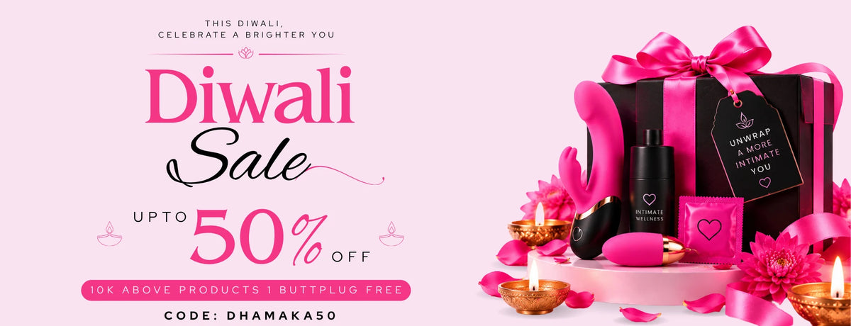 Diwali Sale Offer Banner – Shop sex toys Online at kaamastra with Exclusive Festive Discounts in India.