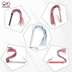 Random-color faux leather whip (28 inches) – surprise BDSM accessory for adventurous play.