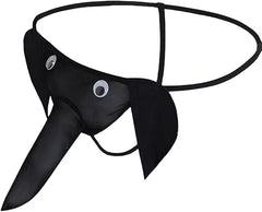 Kaamastra Wild Elephant Thong for Men - Black