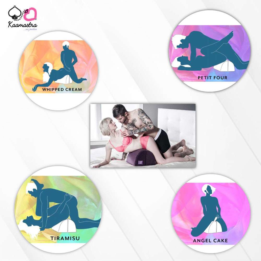 Kaamastra pillow dimensions - 32x38x22cm perfect hump shape for intimacy