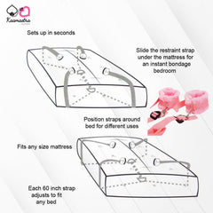 Kaamastra Under Bed Restraint system Pink