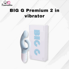 Kaamastra BIG G Premium 2-in-1 vibrator – dual stimulation with heating