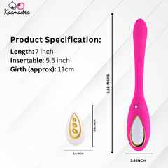 flexible vibrator with remote on Kaamastra
