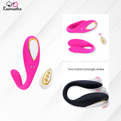 Dual motor strong vibrations panty vibrator on Kaamastra 