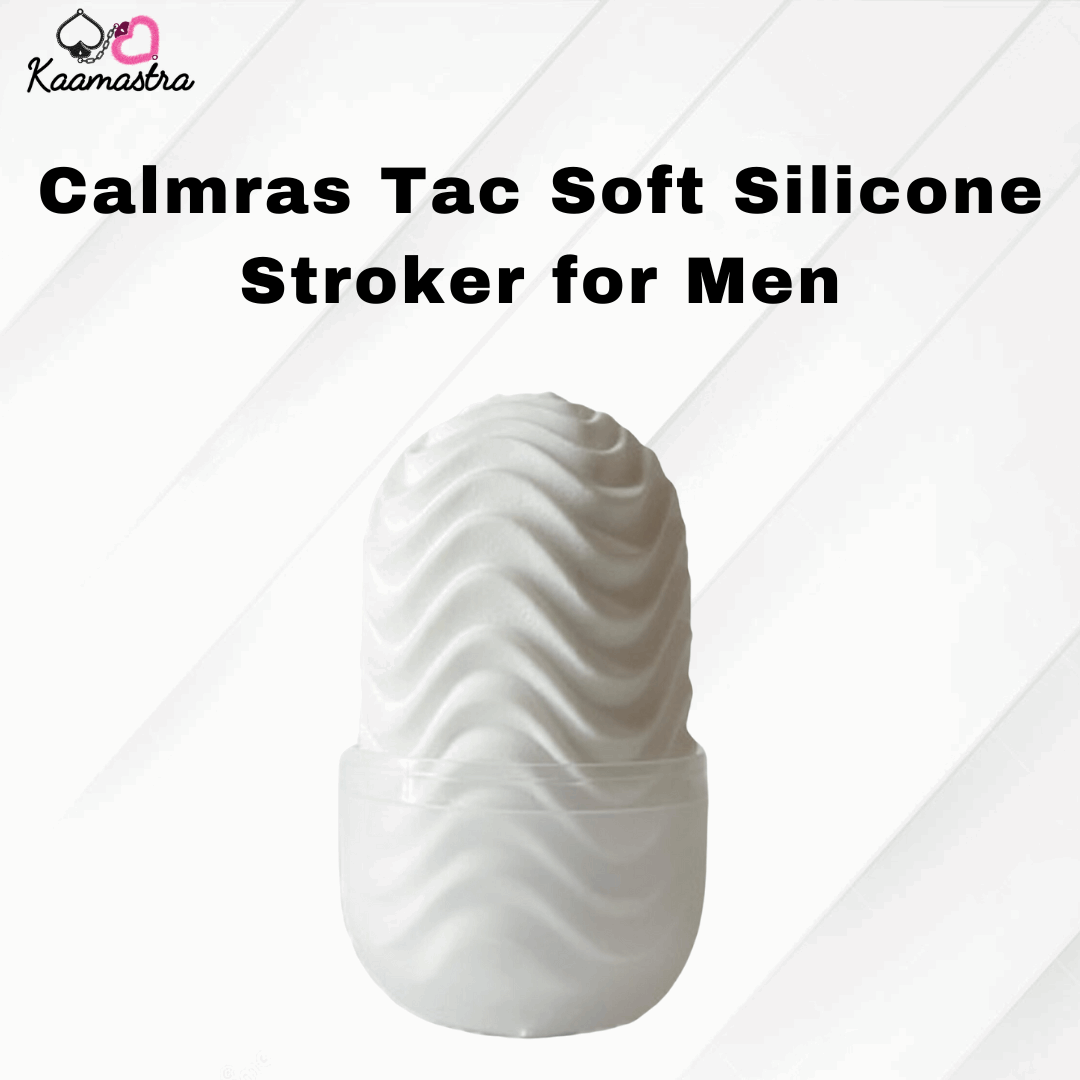 Kaamastra Calmras Tac Soft Silicone Stroker for Men - Compact male pleasure toy with ergonomic design