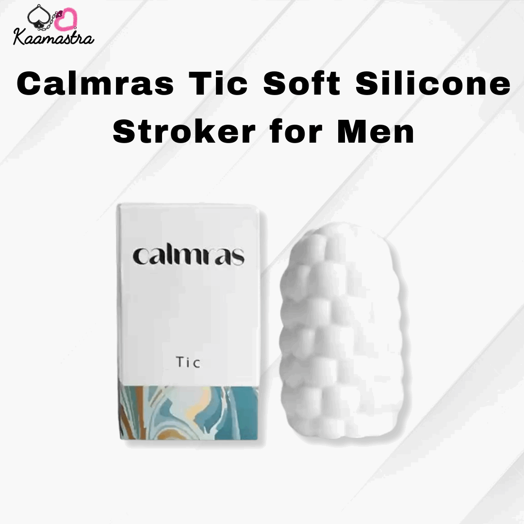 Kaamastra Calmras Tic Soft Silicone Stroker - Compact male pleasure toy with Tic texture