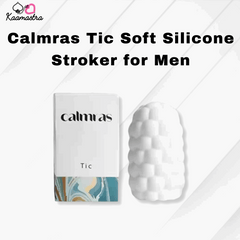 Kaamastra Calmras Tic Soft Silicone Stroker - Compact male pleasure toy with Tic texture