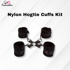 Cross buckle hogtie set for BDSM play on Kaamastra