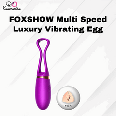 Kaamastra FOXSHOW Luxury Vibrating Egg – multi-speed remote pleasure egg