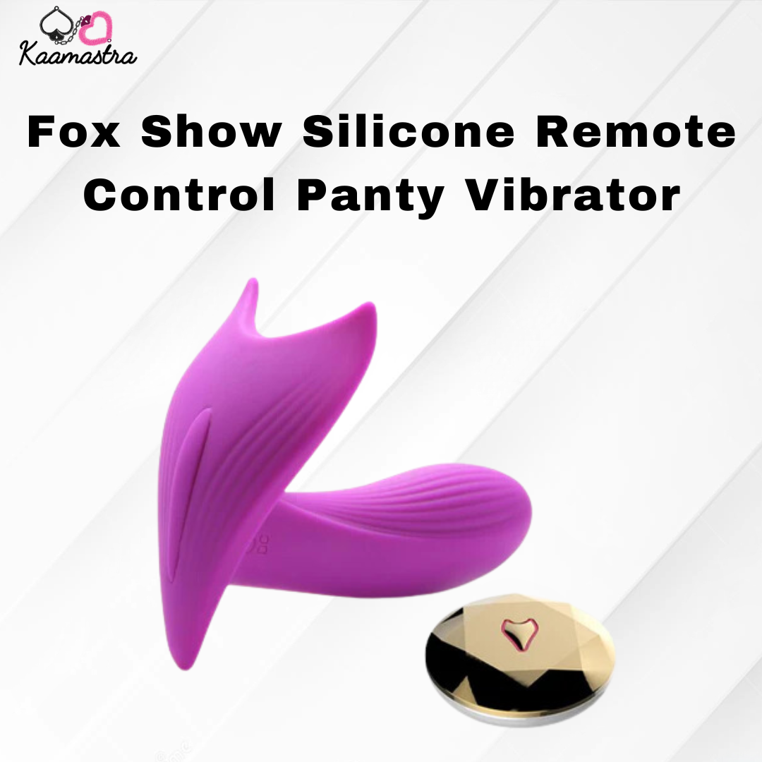 Fox Show Silicone Remote Control Panty Vibrator - Discreet and powerful pleasure device with remote control.