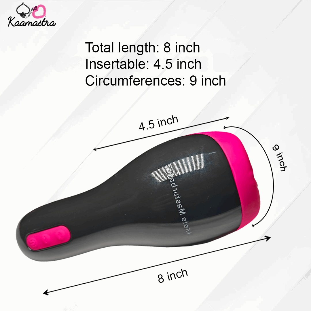 Male masturbator with vibrator