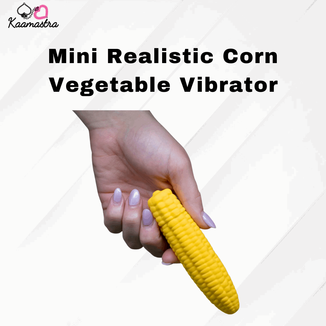 Kaamastra mini corn vibrator – realistic vegetable-shaped pleasure toy