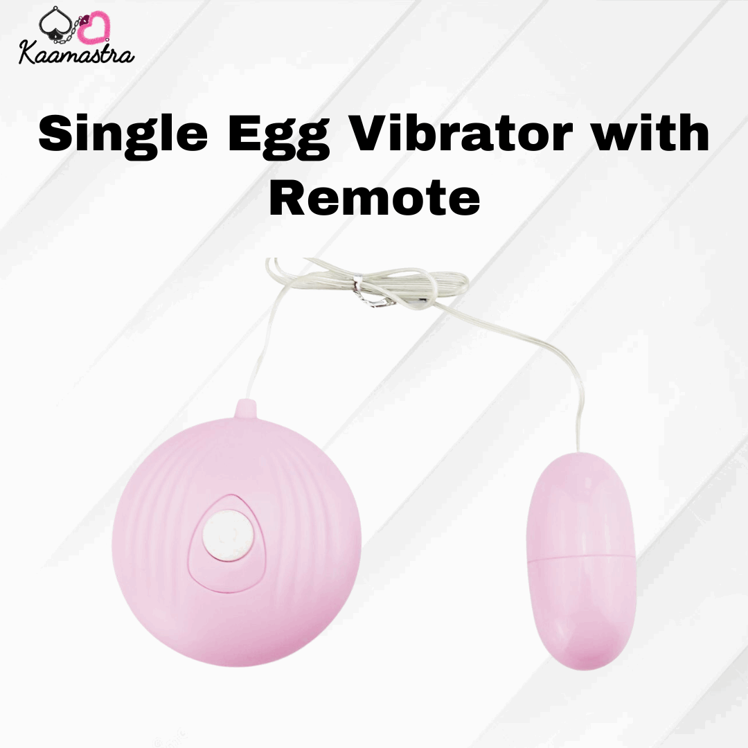 Kaamastra Single Egg Vibrator with Wireless Remote – compact pleasure egg