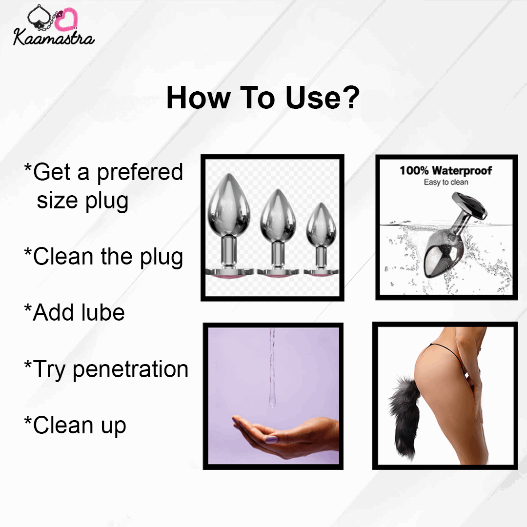 Steel butt plug