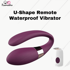 Kaamastra U-Shape Remote Waterproof Vibrator product image showcasing sleek design