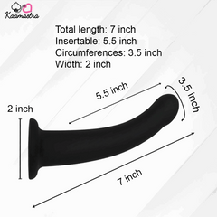 Silicon black dildo