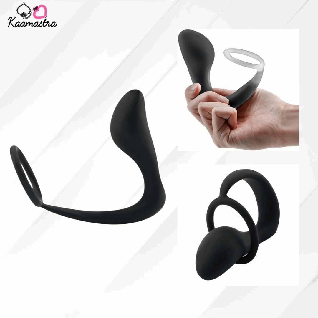 Silicone prostate plug