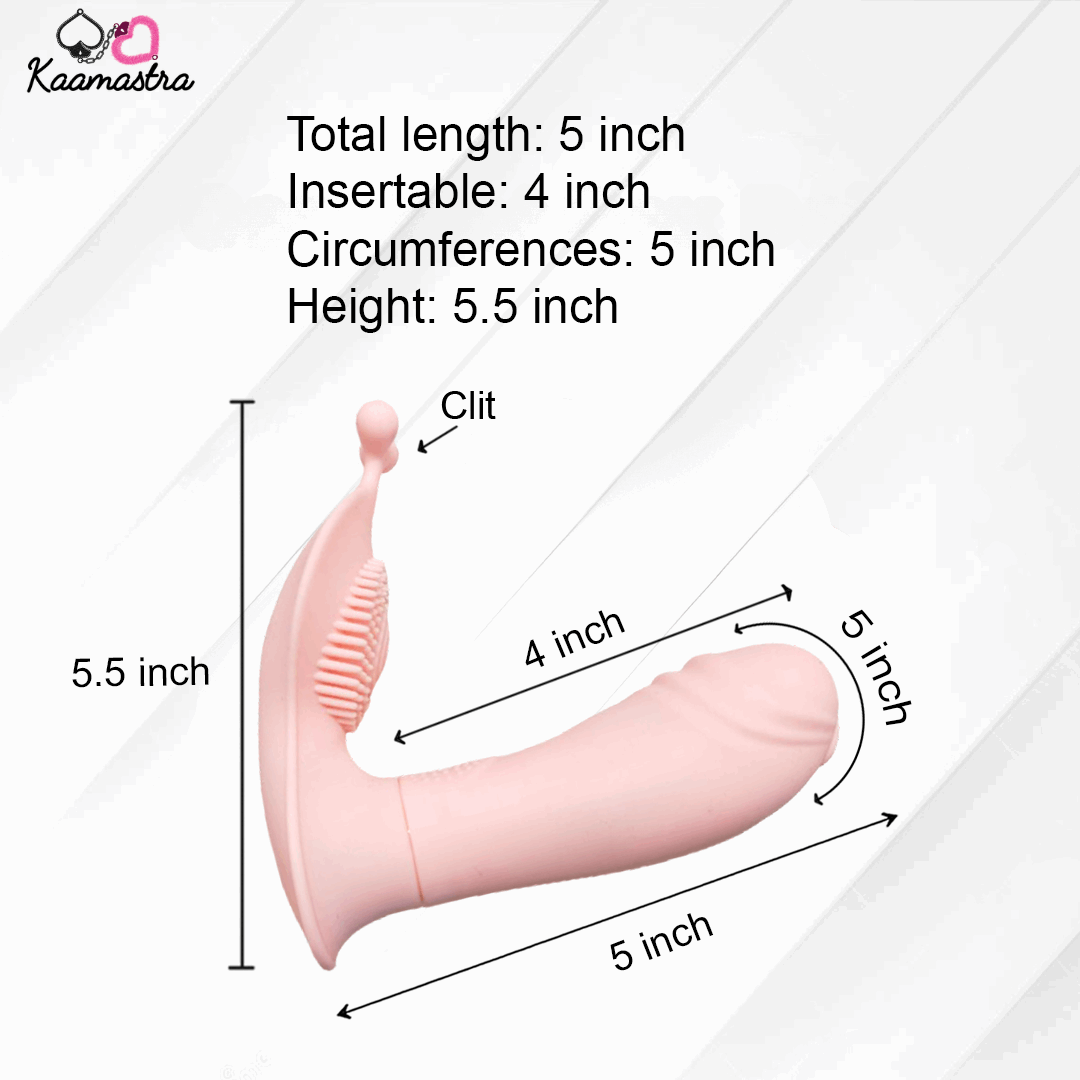 Rabbit vibrator measurements - 5-inch length, 4-inch insertable