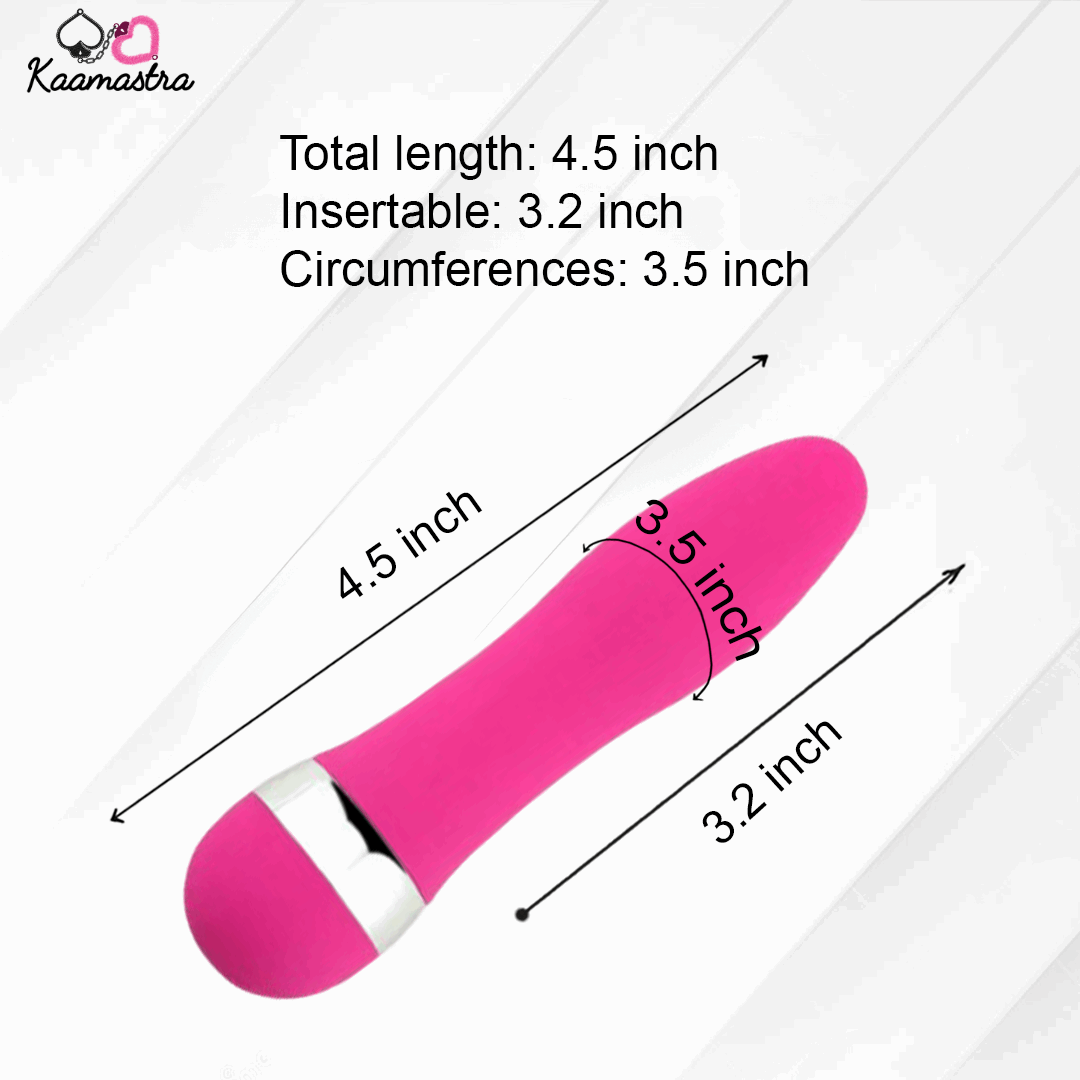 Mini wand measurements - 4.5 inches total length, 3.2 inches insertable