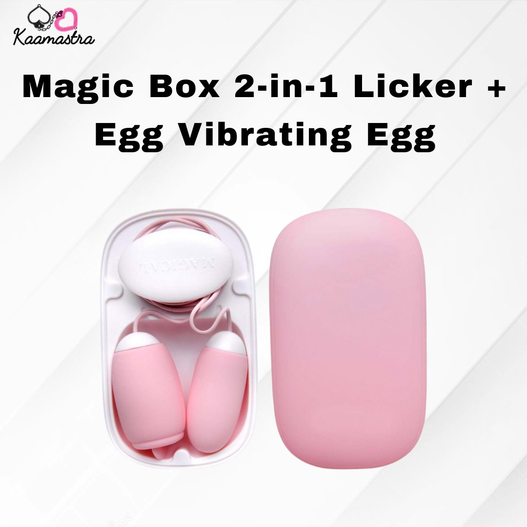 2 in 1 Tongue vibrating Egg on Kaamastra 