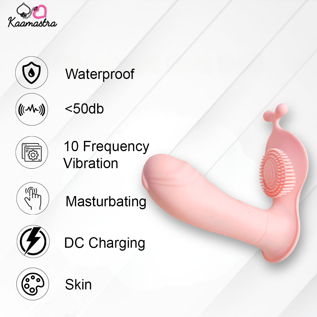 Waterproof rabbit vibrator with 10 speeds and <50db quiet operation
