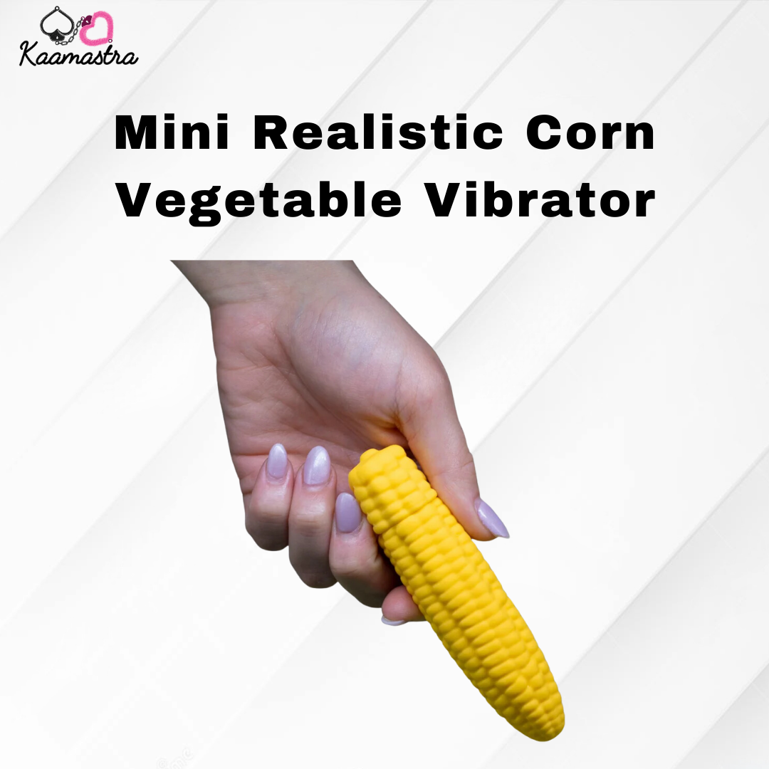 Kaamastra mini corn vibrator – realistic vegetable-shaped pleasure toy