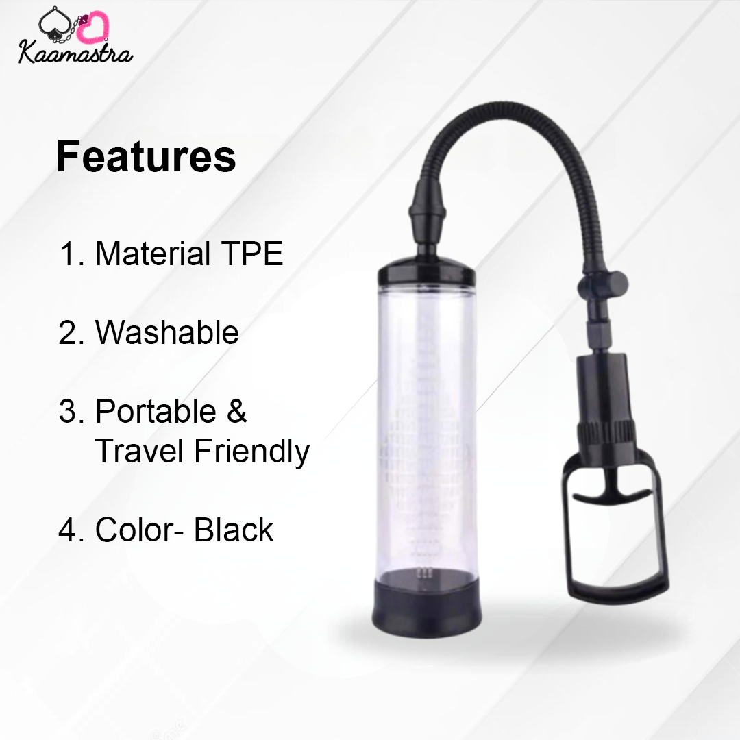 Manual penis pump