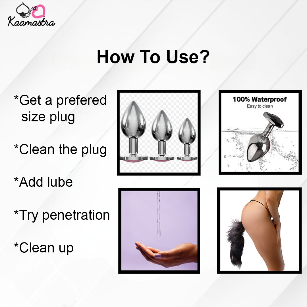 Steel butt plug