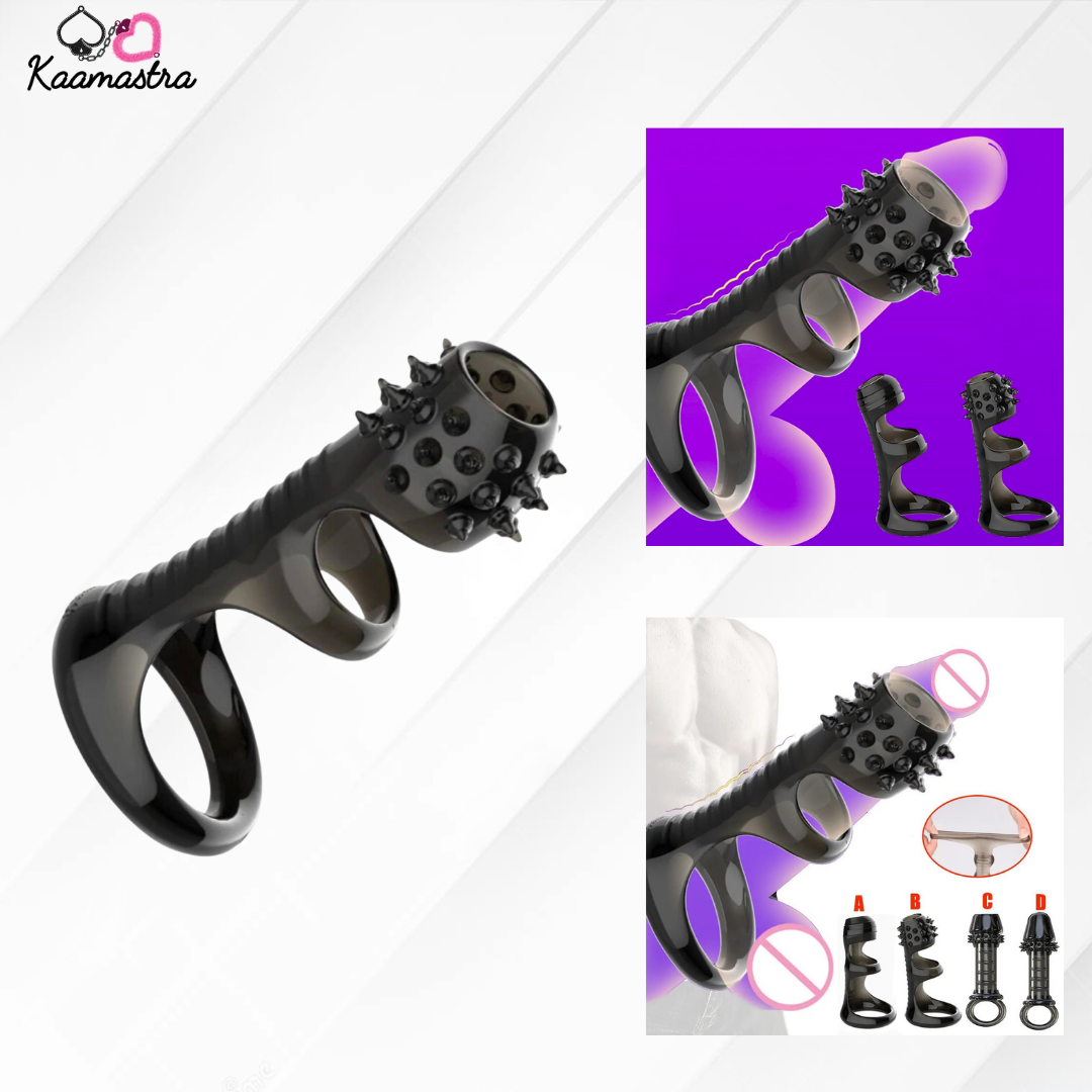 Kaamastra Penis Cover – One-Size-Fits-Most Silicone Design