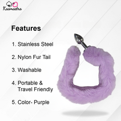 Fox tail butt plug