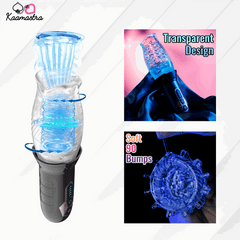 Kaamastra TEP silicone automatic stroker – portable, travel-friendly, and easy to clean