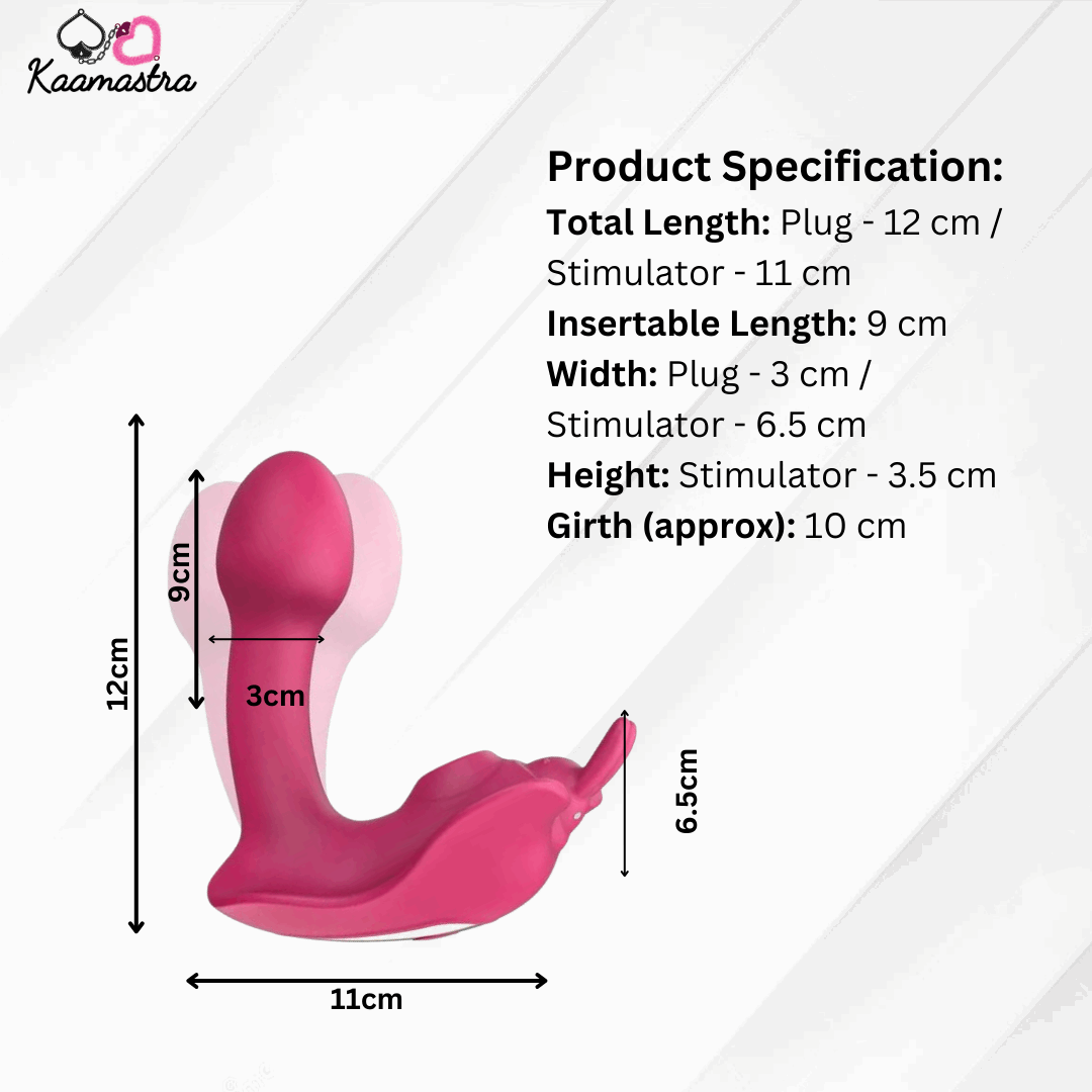 Kaamastra Discreet 2 in 1 Panty Vibrator