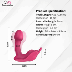Kaamastra Discreet 2 in 1 Panty Vibrator