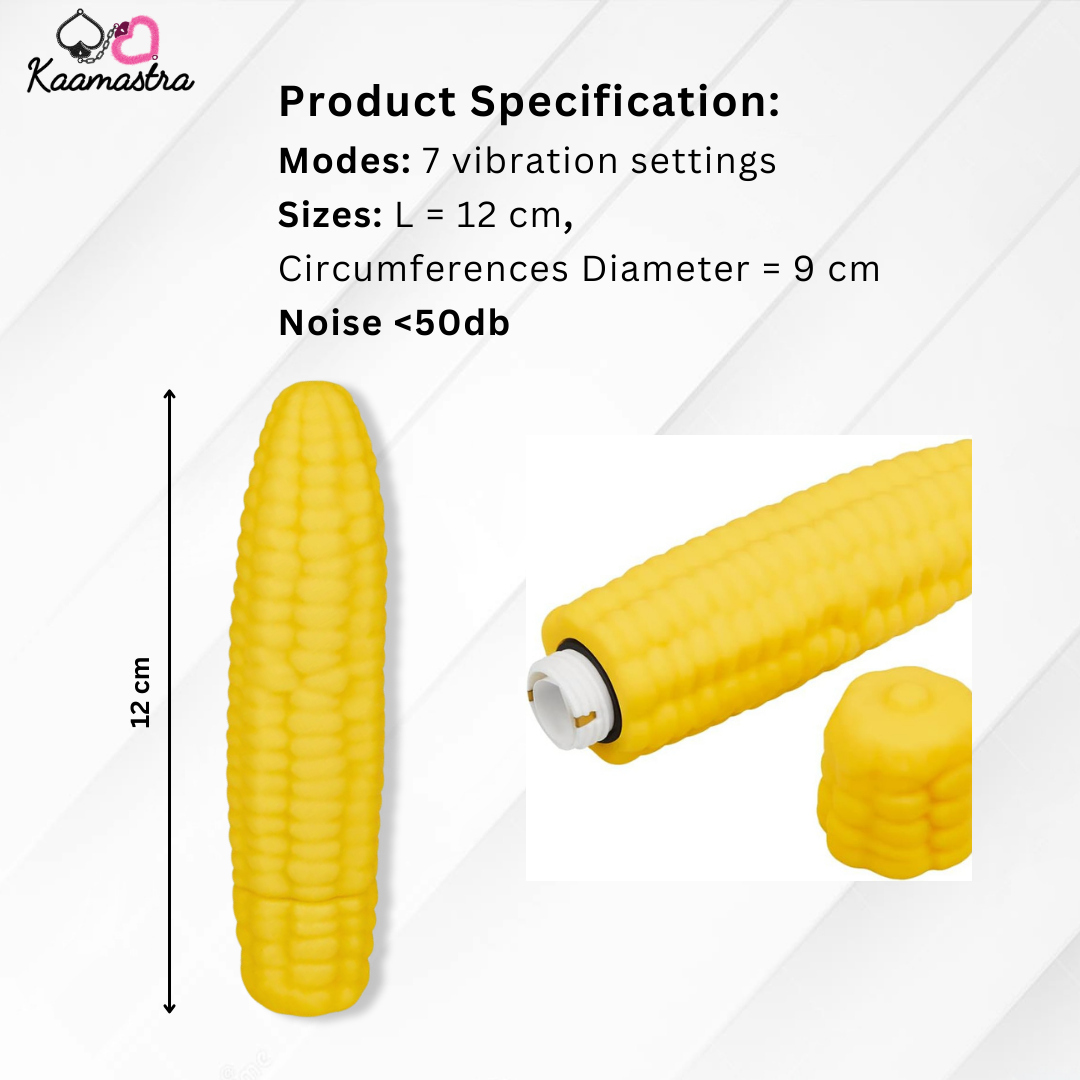 Product specs: 12cm corn vibrator with 7 speeds – under 50dB noise level