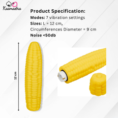 Product specs: 12cm corn vibrator with 7 speeds – under 50dB noise level