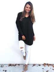Kaamastra Black Full Sleeve Top for Women