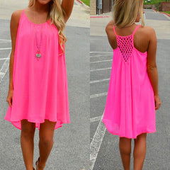 Kaamastra Mini Summer Beach Dress for Women