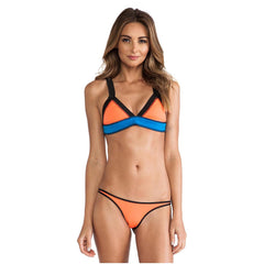 Kaamastra Orange and Blue Bikini for Rave Party