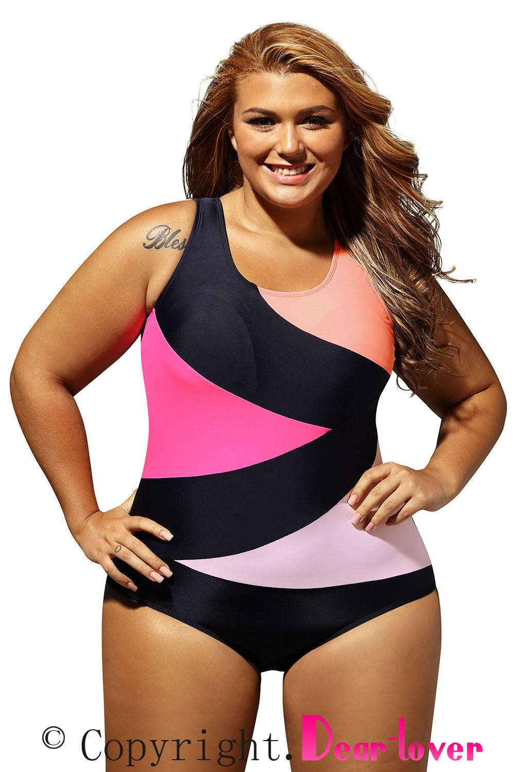 Kaamastra Black and Pink Teddy Bikini for Women