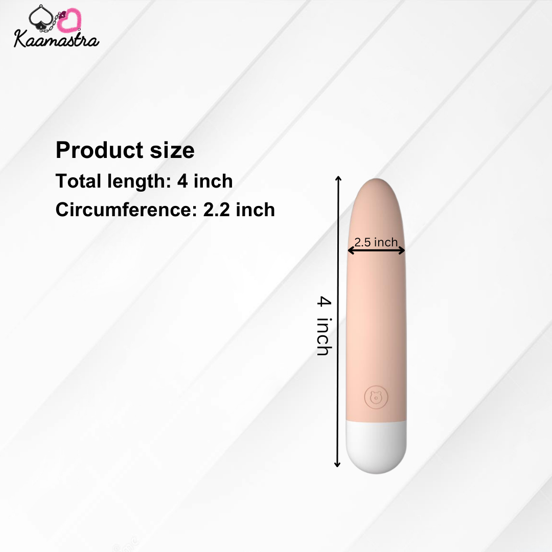 Dimensions: 4-inch length, 2.2-inch circumference bullet vibe