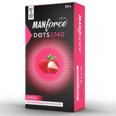 Manforce Litchi Flavoured Condoms Pack 10