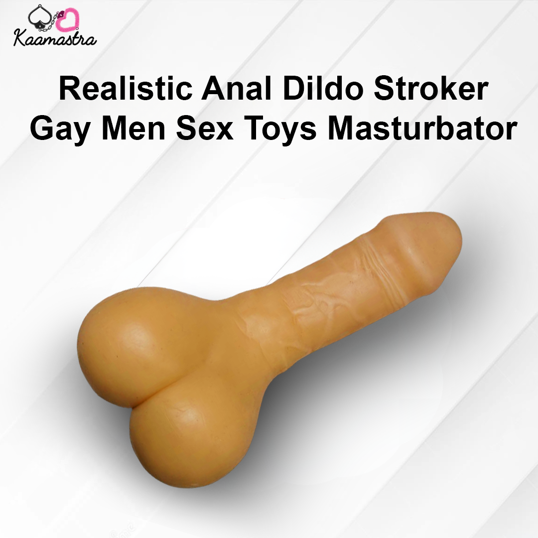 Kaamastra realistic anal dildo stroker for gay men sex toys