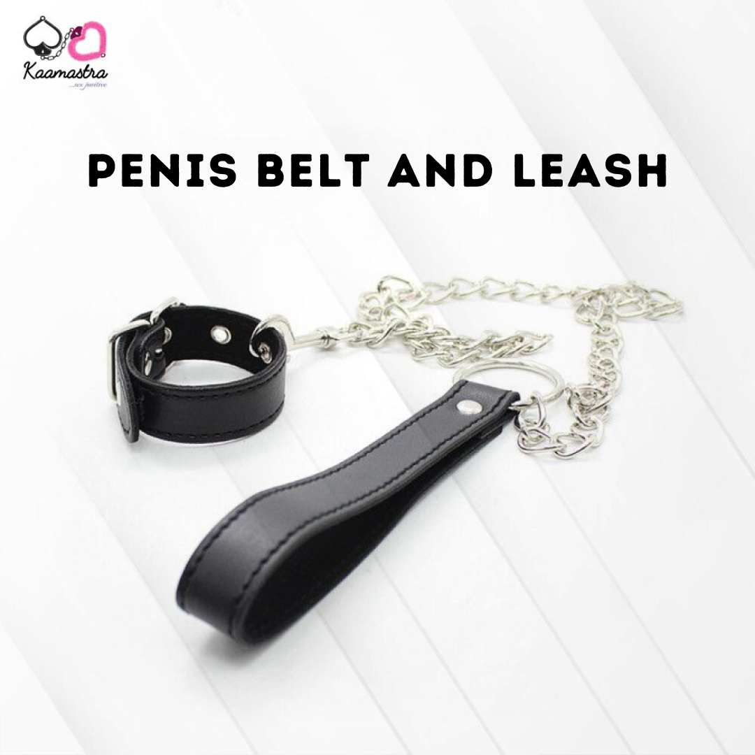 Penis ring and penis leash on Kaamastra